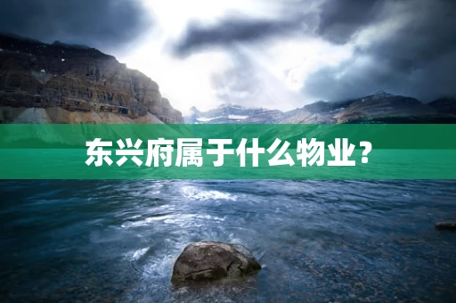 东兴府属于什么物业？