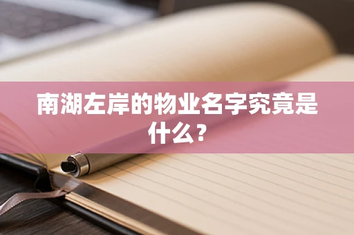 南湖左岸的物业名字究竟是什么？