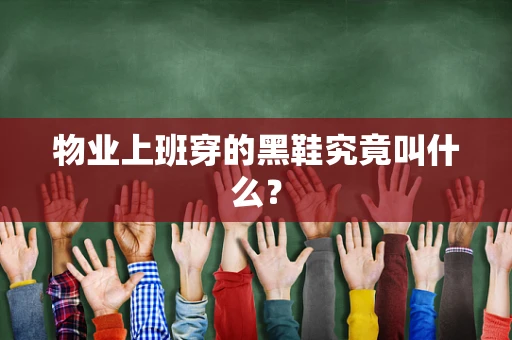 物业上班穿的黑鞋究竟叫什么？