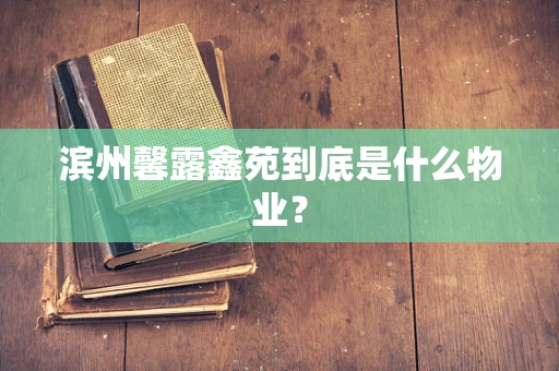 滨州馨露鑫苑到底是什么物业？