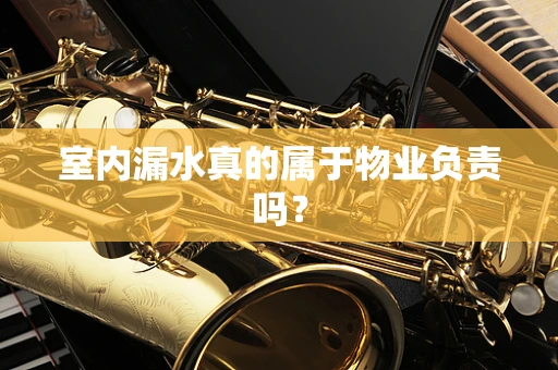 室内漏水真的属于物业负责吗？