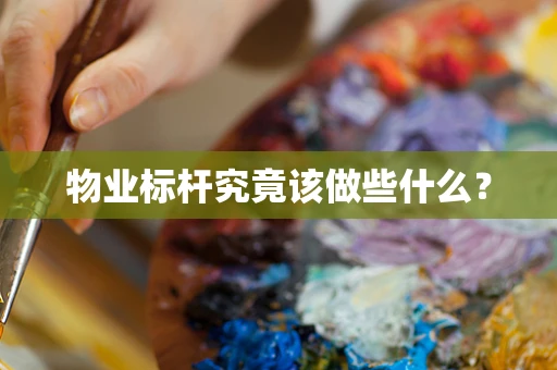 物业标杆究竟该做些什么？