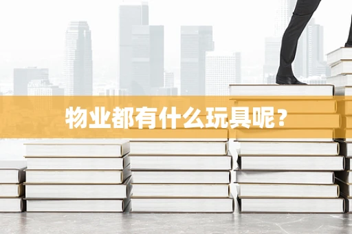 物业都有什么玩具呢？