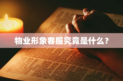 物业形象客服究竟是什么？