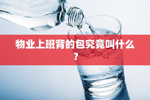 物业上班背的包究竟叫什么？