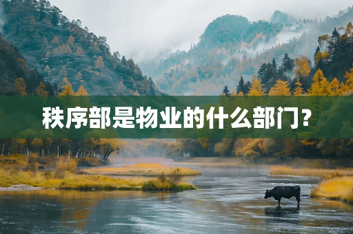 秩序部是物业的什么部门？