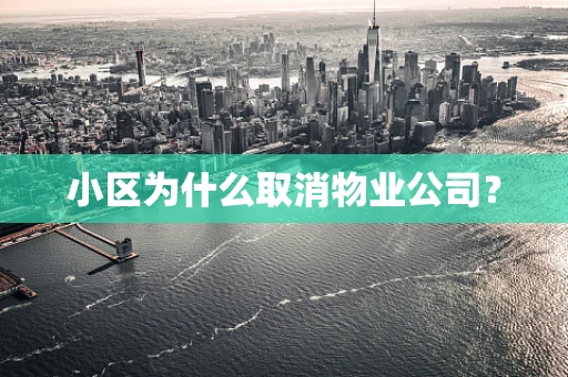 小区为什么取消物业公司？