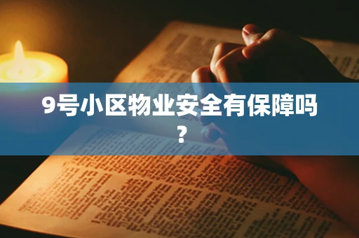 9号小区物业安全有保障吗？