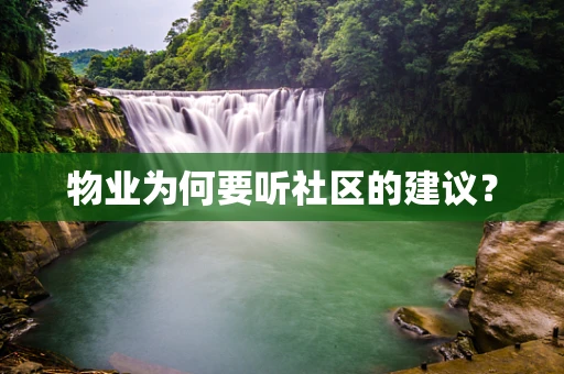 物业为何要听社区的建议？
