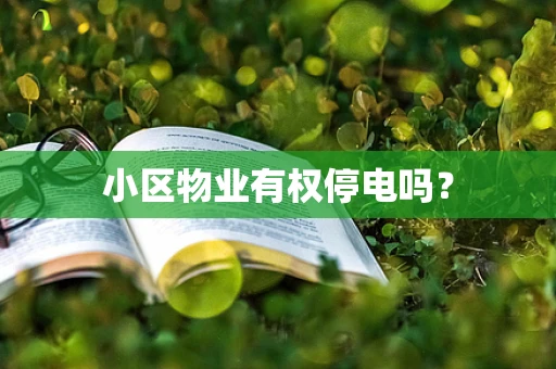 小区物业有权停电吗？