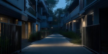 小区物业为什么不开路灯？