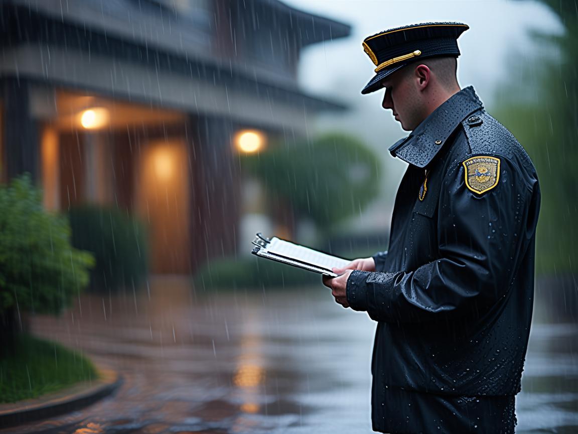 下雨天物业保安究竟该做什么？